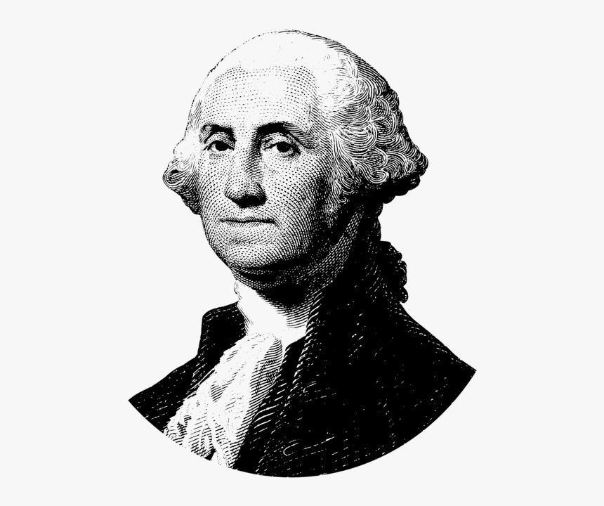 George Washington Black And White, HD Png Download - kindpng