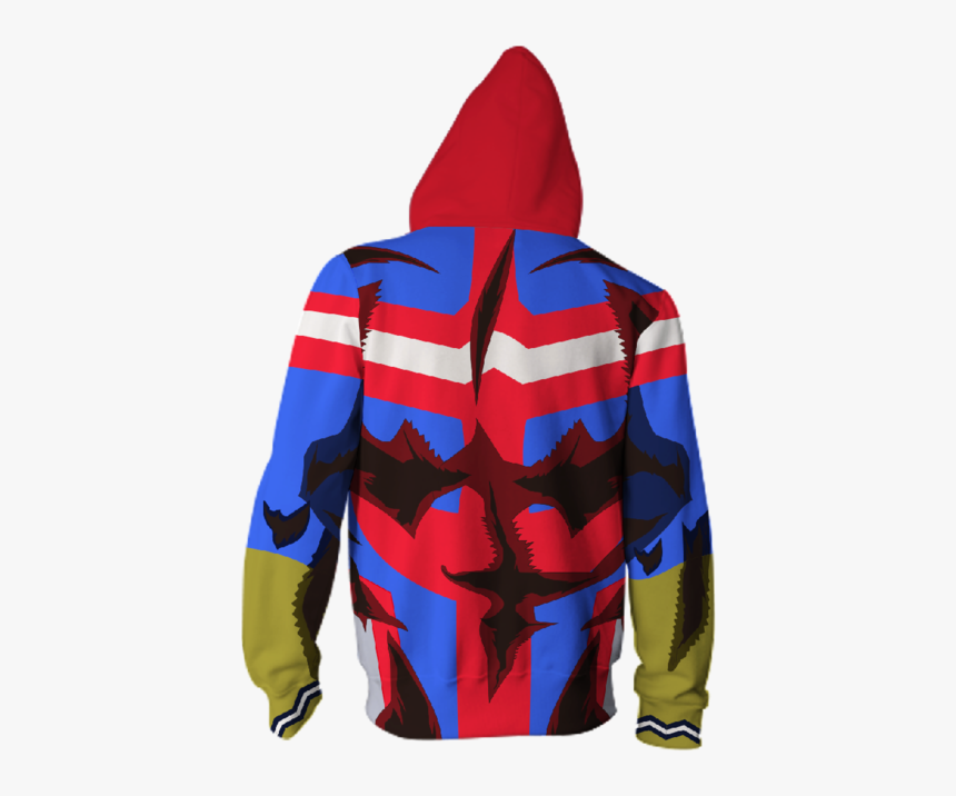 My Hero Academia All Might Blue Suit Cosplay Zip Up - Hoodie, HD Png Download, Free Download