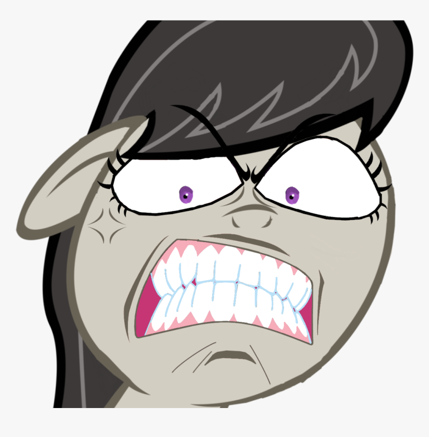 Angry, Anime, Artist Needed, Earth Pony, Edit, Faic, - Female Rage Face Png, Transparent Png, Free Download