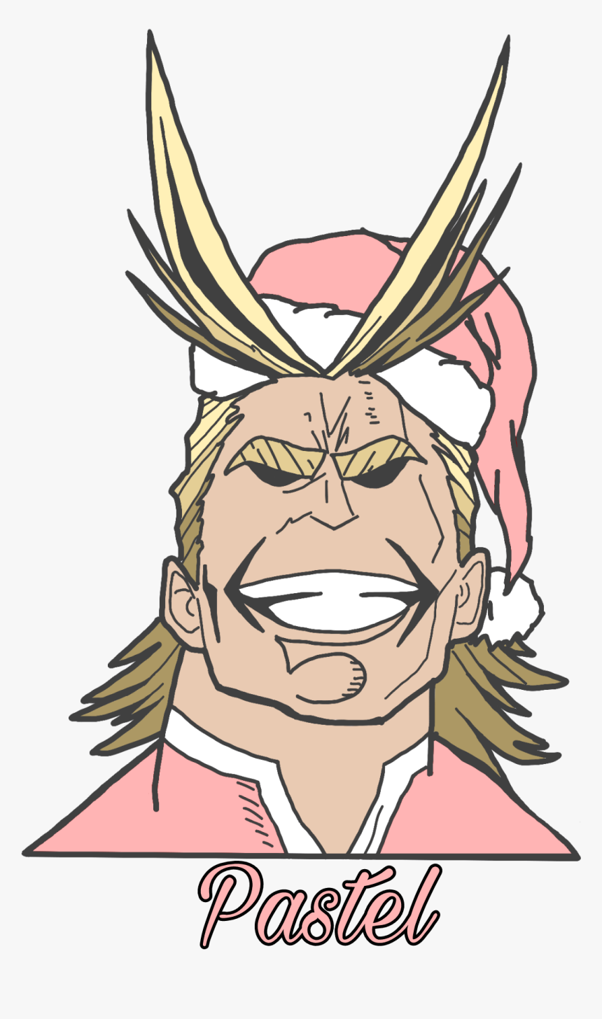 Image Of All Might Santa My Hero Acadamia - Cartoon, HD Png Download, Free Download