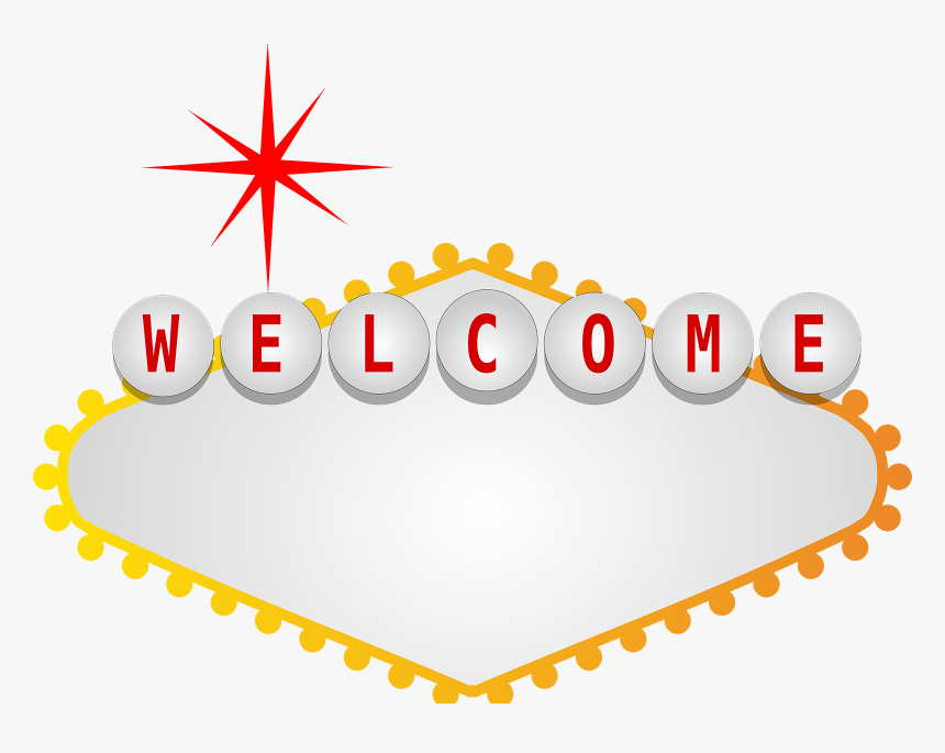 Welcome To Fabulous Las Vegas Sign Free Content Clip - Transparent Welcome To Las Vegas Sign, HD Png Download, Free Download