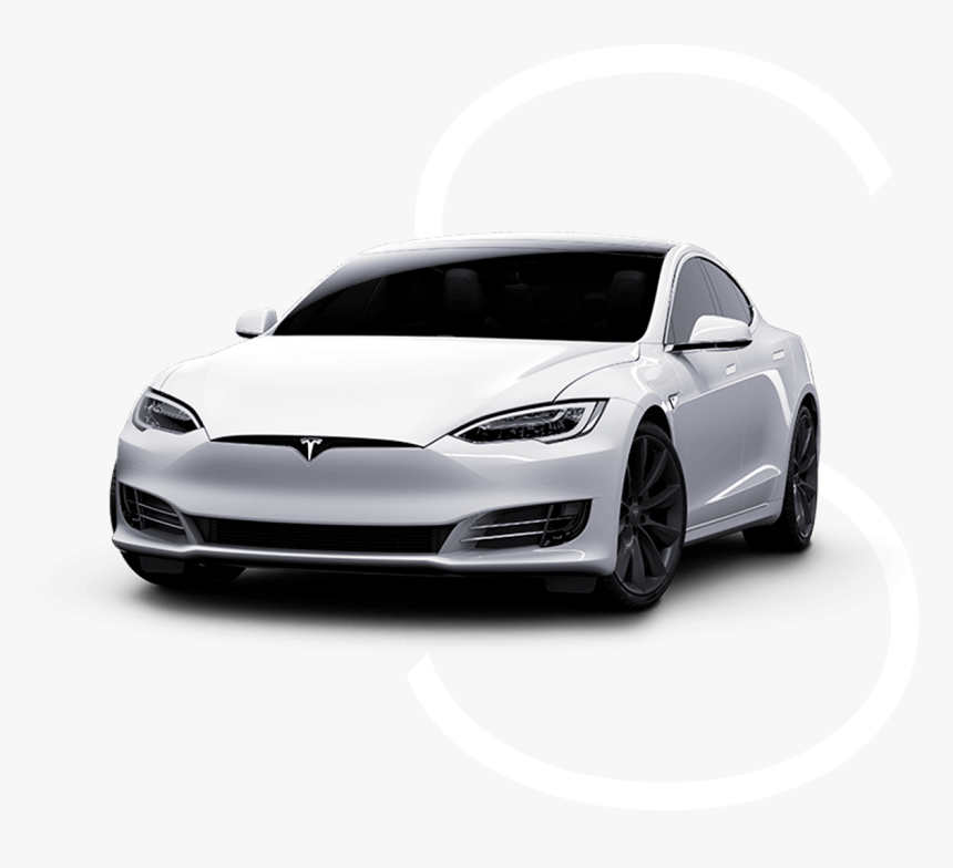 Motors Model S Vehicle - Tesla Model S White 2019, HD Png Download, Free Download