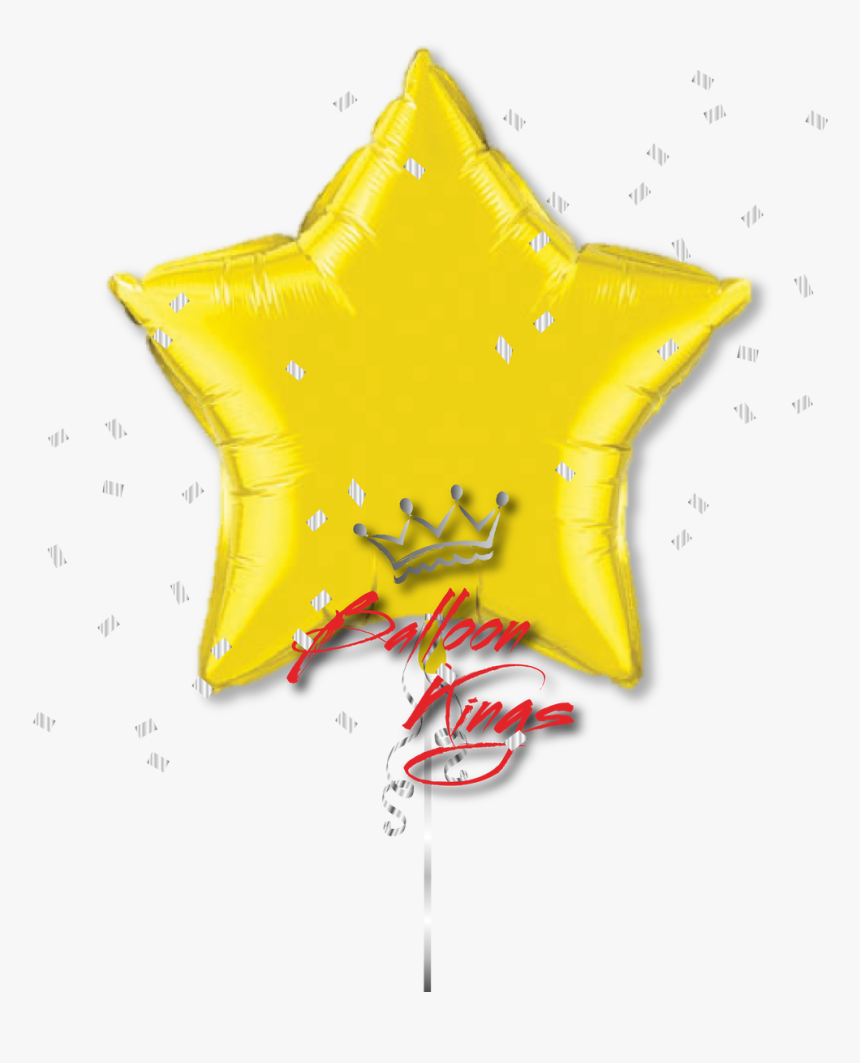 Large Yellow Star - Eid Mubarak Foil Balloons, HD Png Download, Free Download