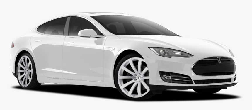 Tesla Car White Png, Transparent Png, Free Download