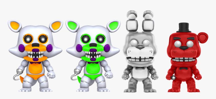 Editdid Some Fnaf World Pops - Cartoon, HD Png Download, Free Download