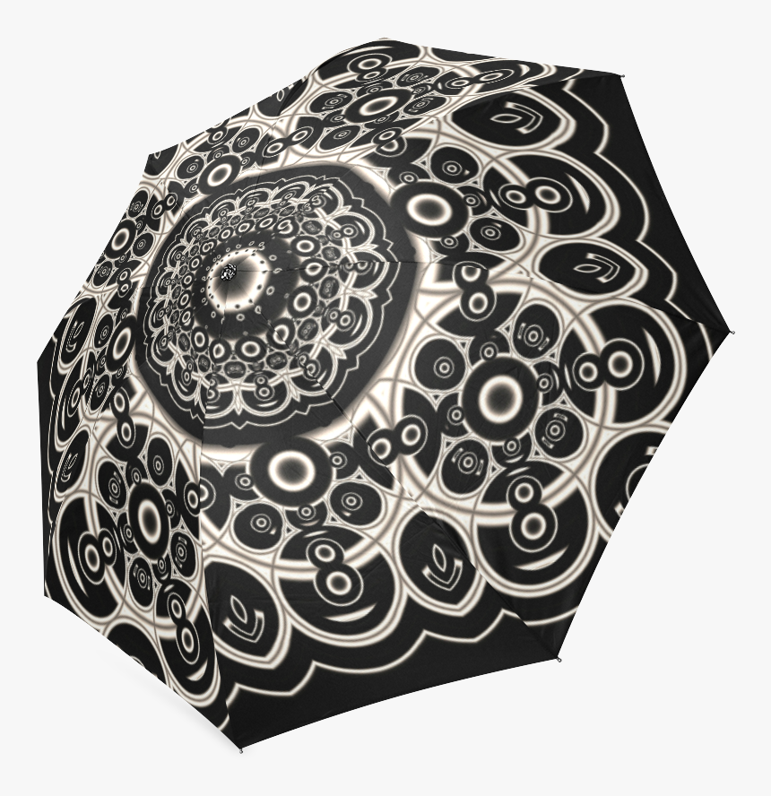 Black Lace Pattern Png -umbrella, Hd Png Download - Circle, Transparent Png, Free Download