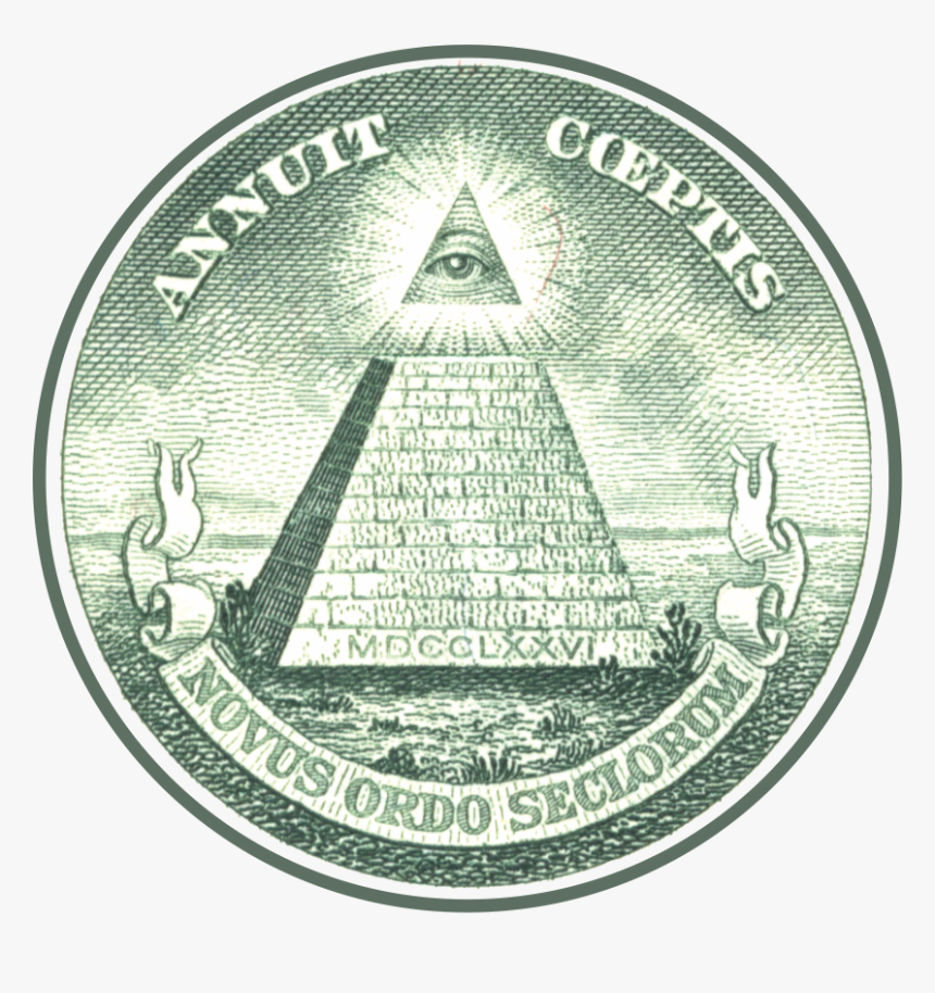 All Seeing Eye - Illuminati Dollar, HD Png Download, Free Download