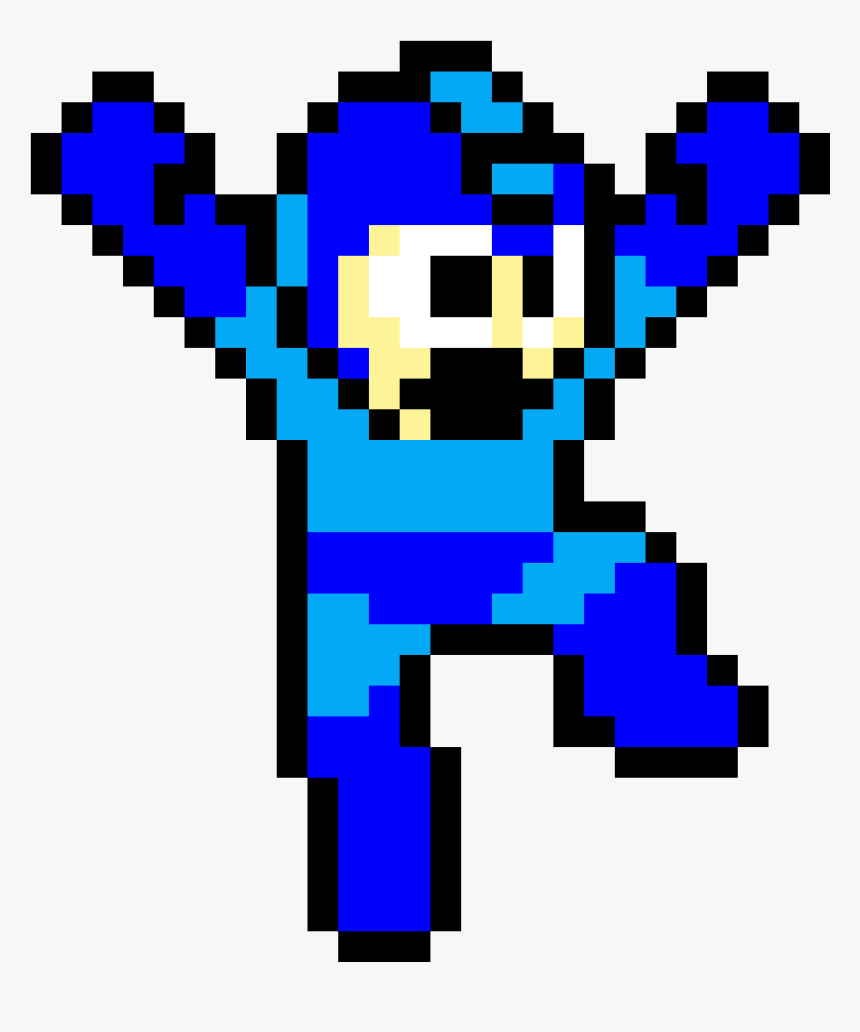 Mega Man Jumping Sprite, HD Png Download, Free Download