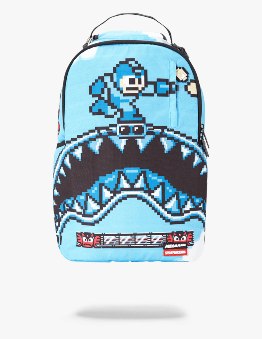 Sprayground Mega Man Destroyer Shark Backpack, HD Png Download, Free Download