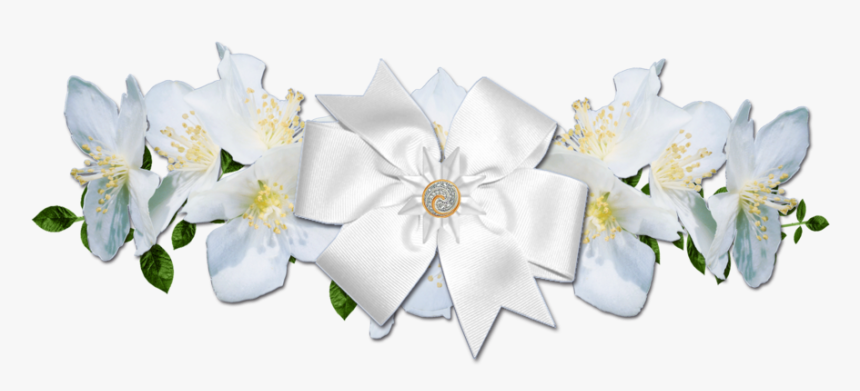 White Rose Border Png - Transparent Border White Flowers Png, Png Download, Free Download