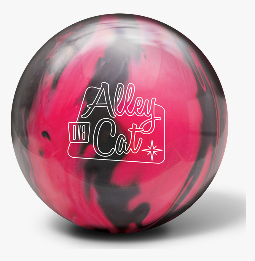 Alley Cat Pink/black - Alley Cat Bowling Ball, HD Png Download, Free Download