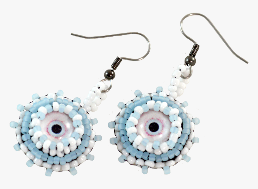 Ghost Earrings Evil Blue Zombie Eyes - Earrings, HD Png Download, Free Download