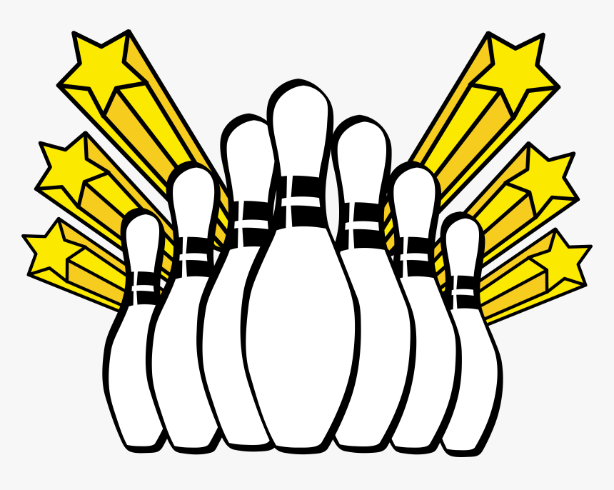 Bowling Ball And Pins Clipart Clipart - Bowling Clip Art, HD Png Download, Free Download