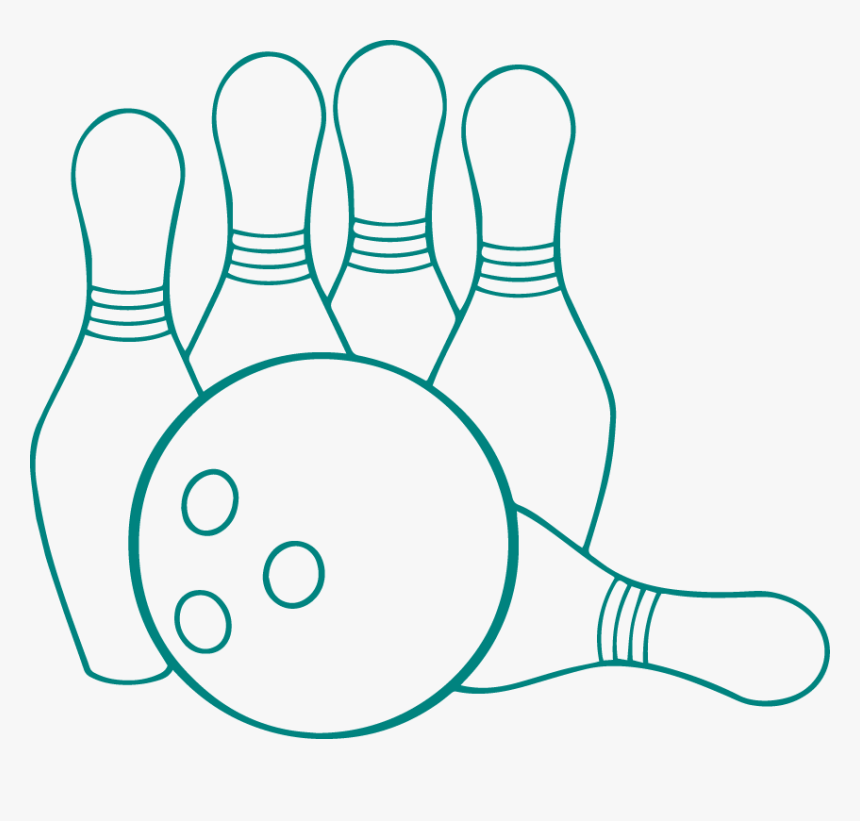 High Rollers Pins N Ball - Ten-pin Bowling, HD Png Download, Free Download