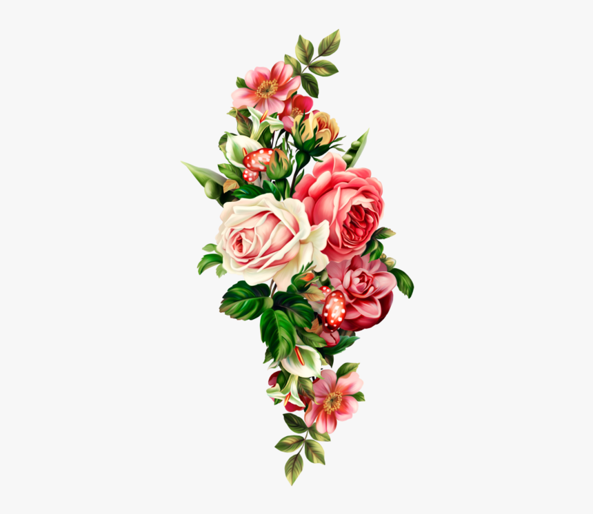 Vintage Flowers Png, Transparent Png, Free Download