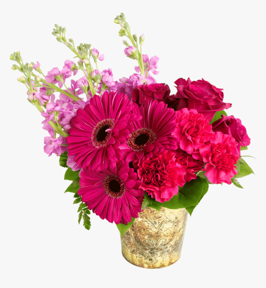 Pink Perfection Bouquet - Barberton Daisy, HD Png Download, Free Download