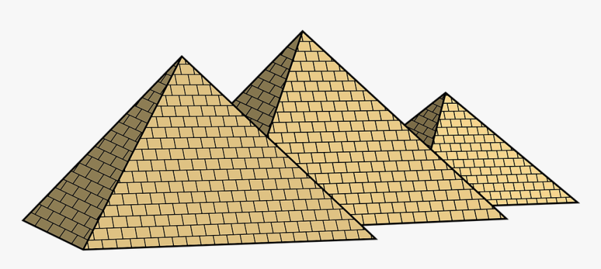 Pyramid, Egypt, Desert, Ancient - Pyramids Of Giza Clipart, HD Png Download, Free Download