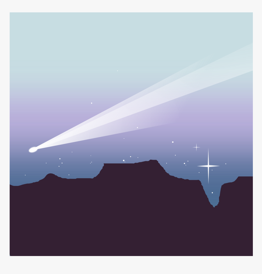 Desert Comet Clip Arts - Illustration, HD Png Download, Free Download