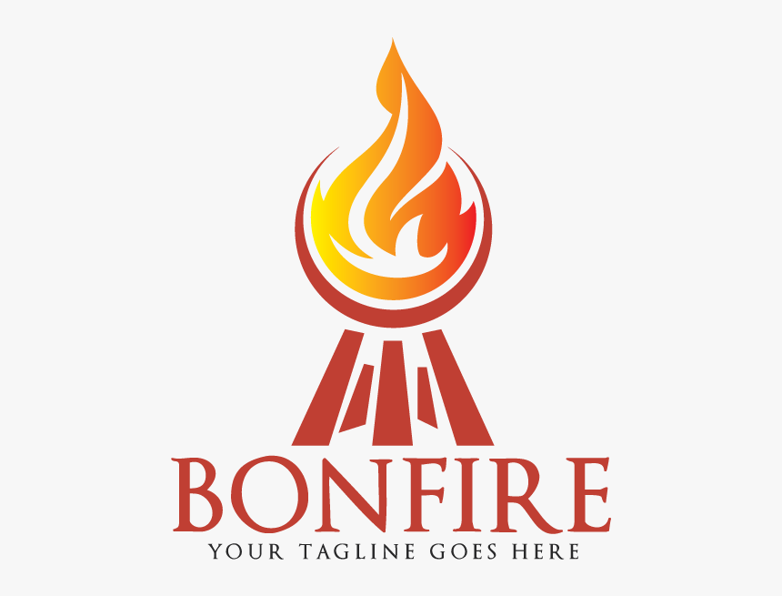 Bonfire Vector Logo Design - Graphic Design, HD Png Download, Free Download