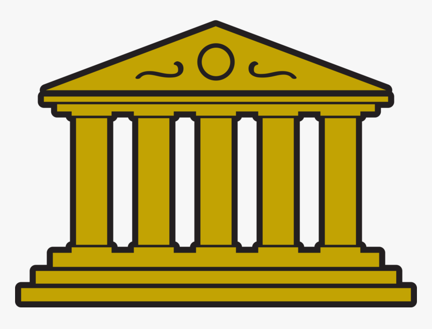 Transparent Rome Clipart - House Structure With Pillars Png, Png Download, Free Download