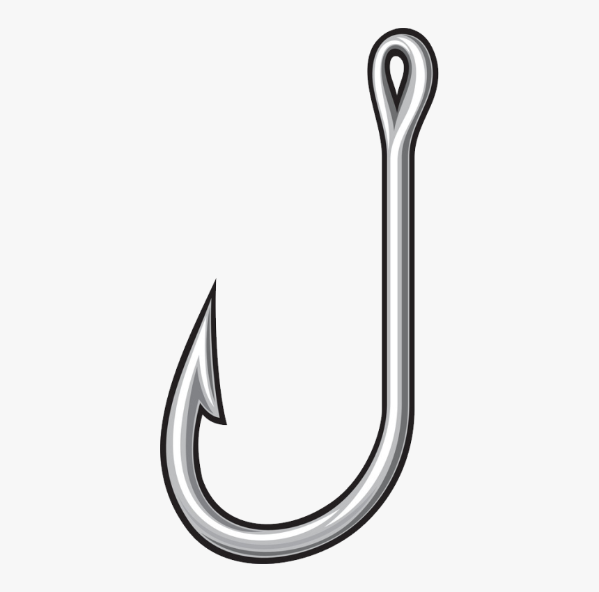 Fish Hook Png, Download Png Image With Transparent - Fish Hook Clipart Png, Png Download, Free Download