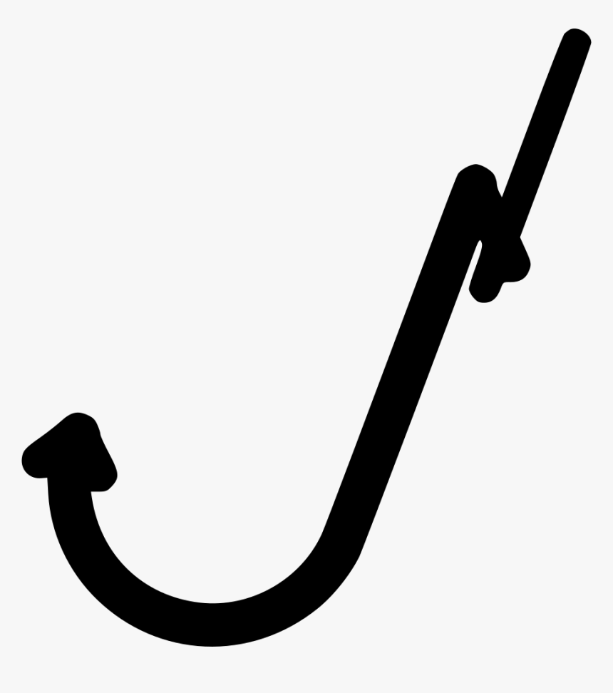 Fishing Hook - Fishing Hook Icon Png, Transparent Png, Free Download