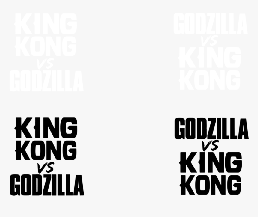 Clip Art King Kong Font - Godzilla Vs King Kong Title, HD Png Download, Free Download