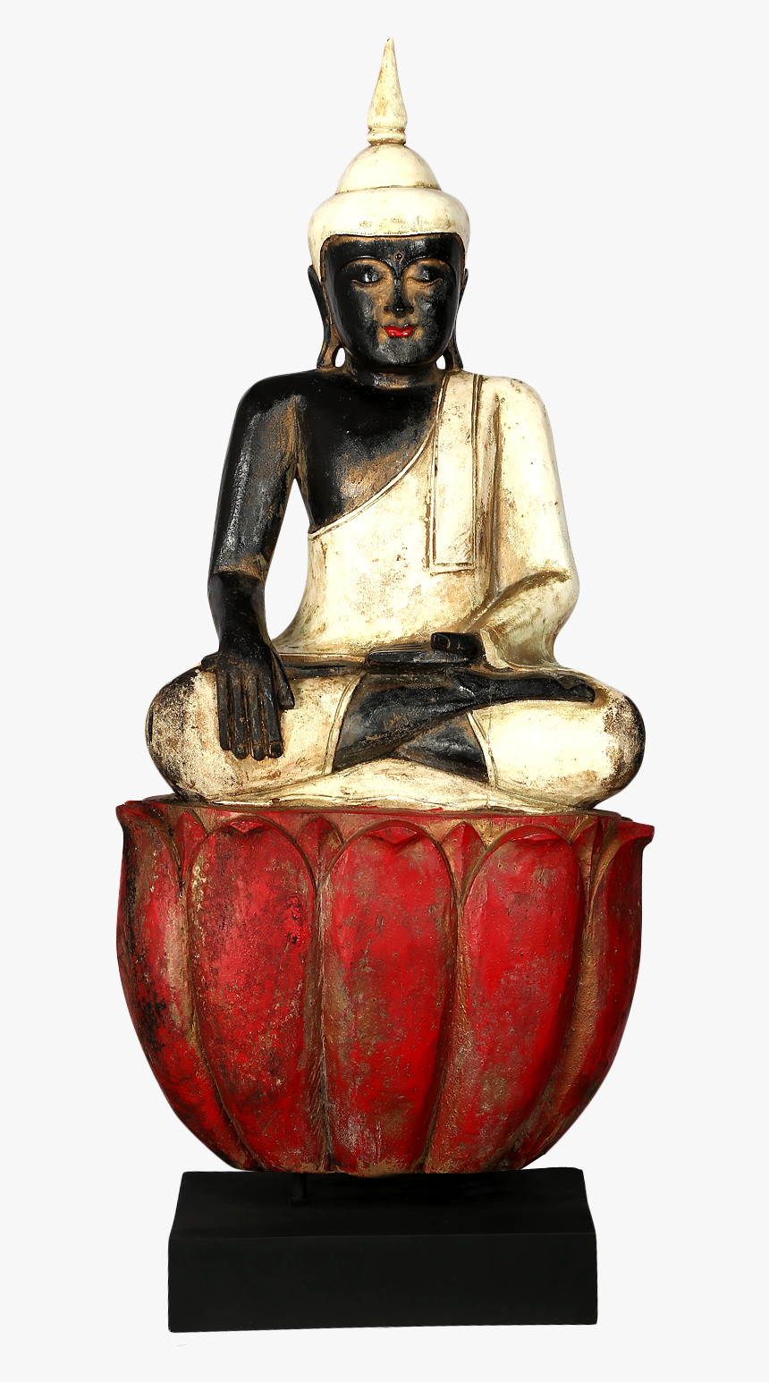 Itlbl Lotus Buddha Statue - Statue, HD Png Download, Free Download