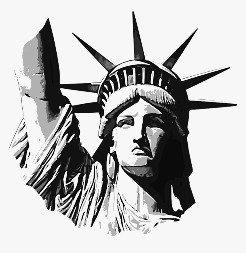 Statue Of Liberty Png Hd - Graphic Statue Of Liberty, Transparent Png, Free Download