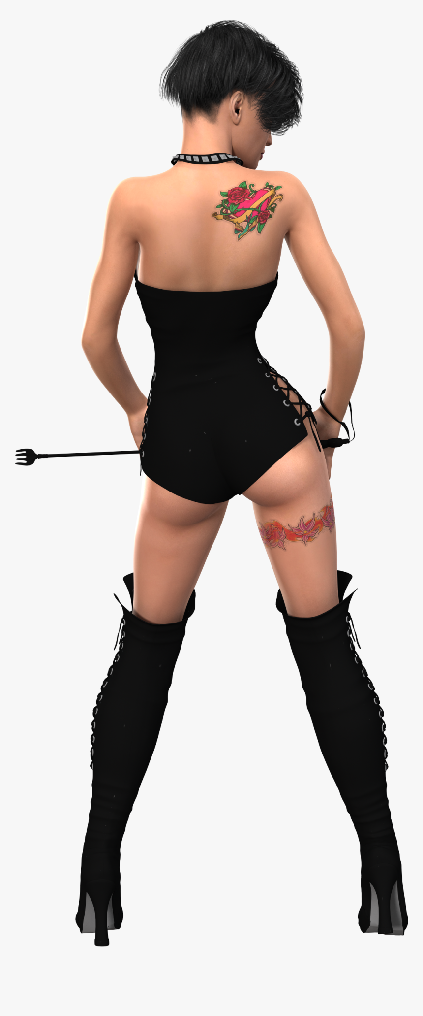 Woman With Whip Png, Transparent Png, Free Download