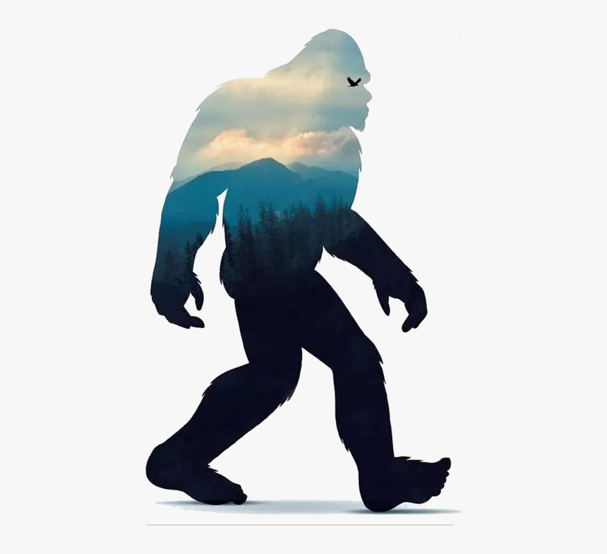 Bigfoot Adhesive Tape Car Decal Sticker - Bigfoot Clipart, HD Png Download, Free Download