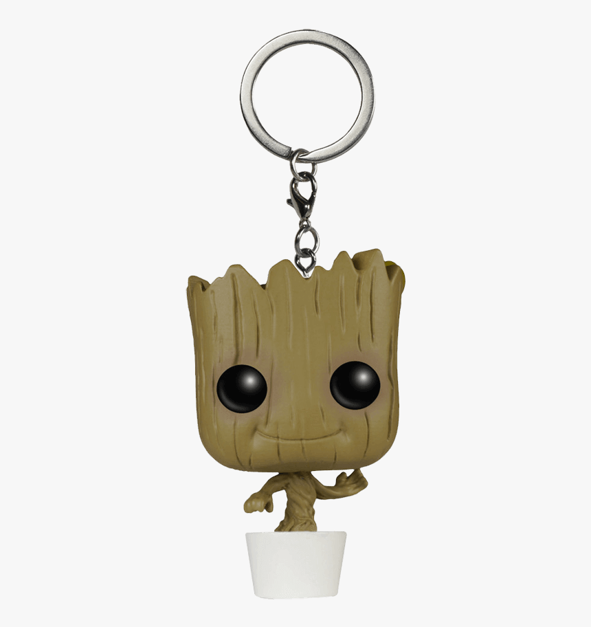 Baby Groot Pocket Pop Bobblehead Keychain - Funko Pop Groot Keychains, HD Png Download, Free Download