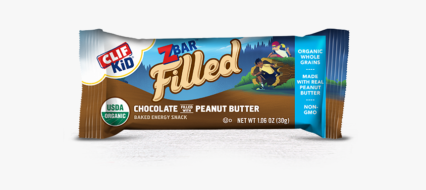 Chocolate Peanut Butter Packaging - Clif Kid Z Bar Filled, HD Png Download, Free Download