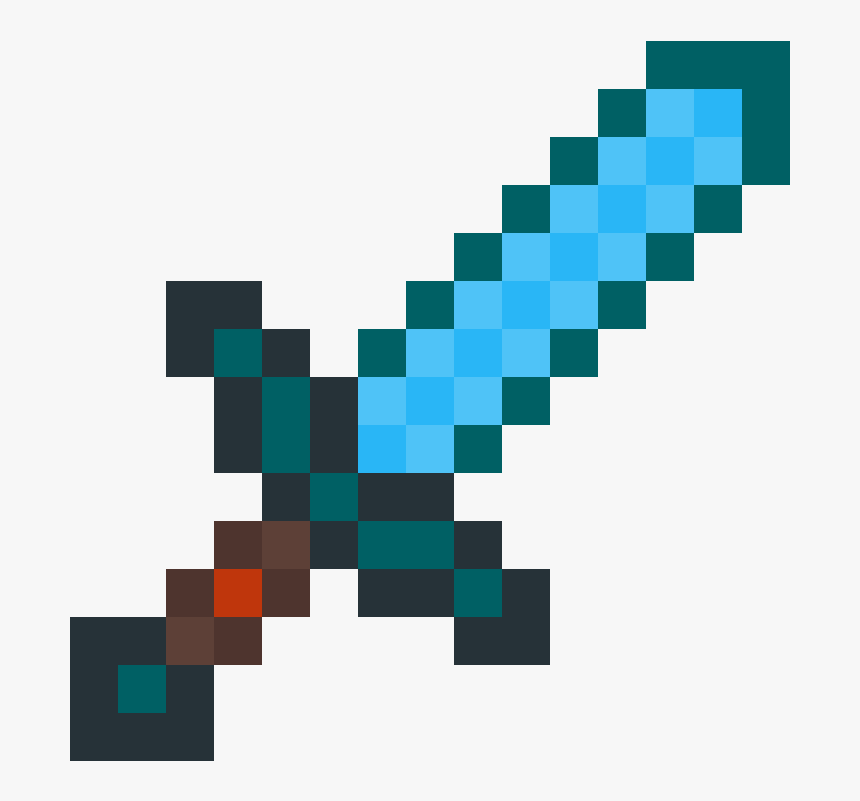 Espada De Minecraft Hama Beads, HD Png Download, Free Download