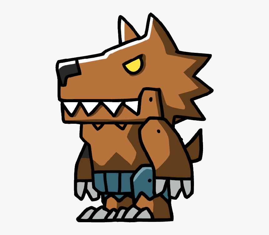 Transparent Werewolf Clipart - Scribblenauts Werewolf, HD Png Download, Free Download