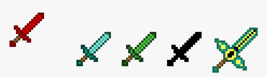 Transparent Minecraft Swords Png Minecraft Weapons Coloring Pages Png Download Kindpng