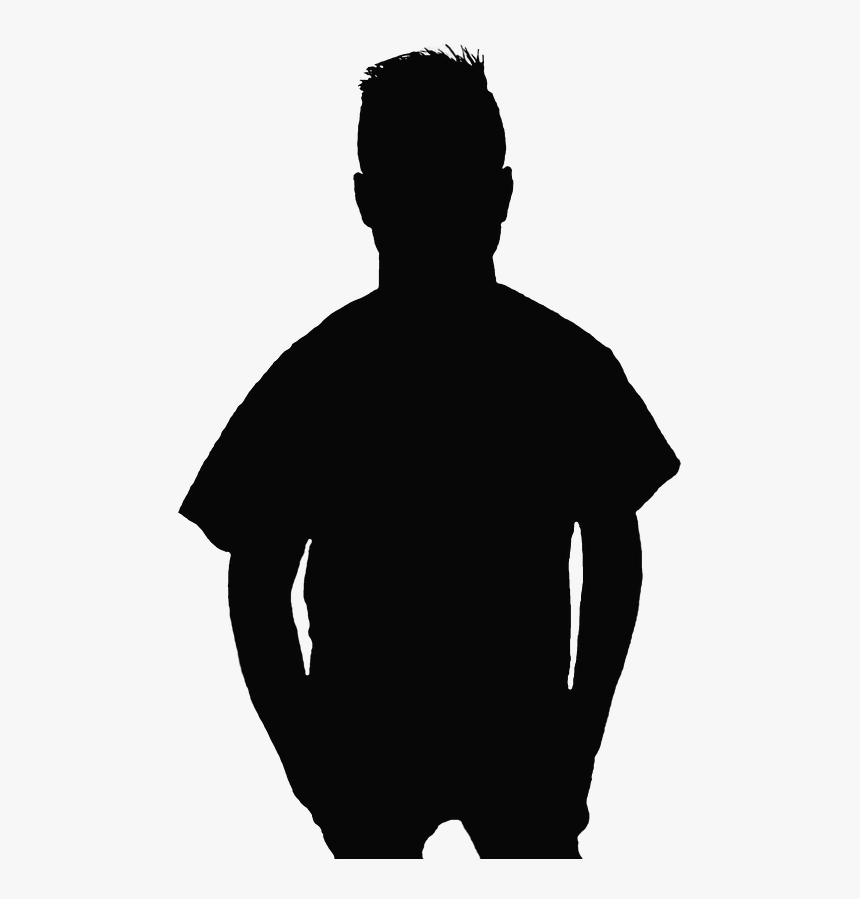 Silhouette Black Boy Man Guy Png Image Black - Silhouette Of A Guy, Transparent Png, Free Download