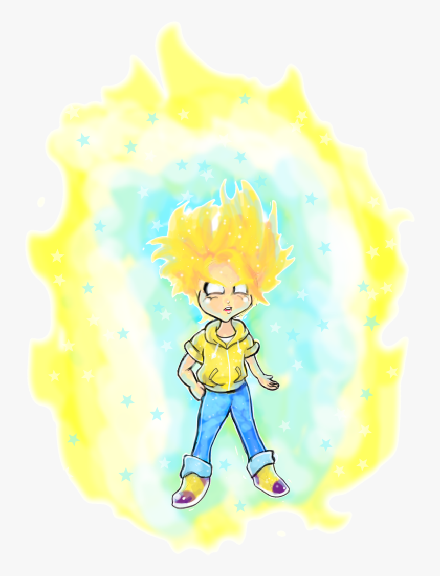 Trunks Super Saiyan Wrath By Hoshihearts - Cartoon, HD Png Download, Free Download