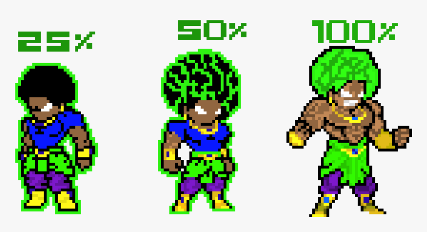 Pixel Art Maker Broly, HD Png Download, Free Download