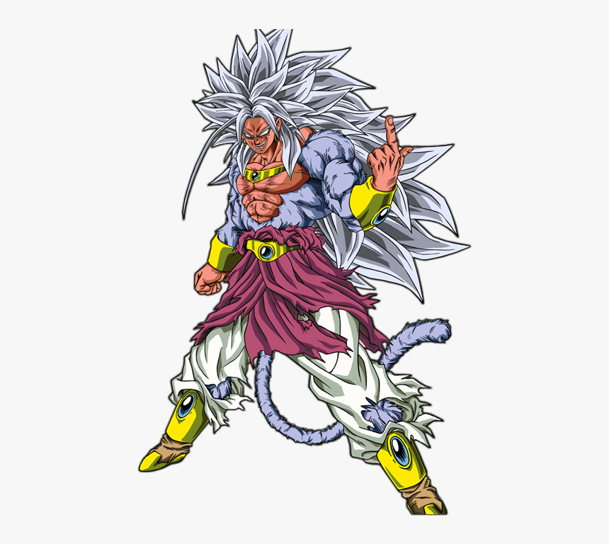 Broly Aura Png - Dragon Ball Af Broly Ssj5, Transparent Png, Free Download