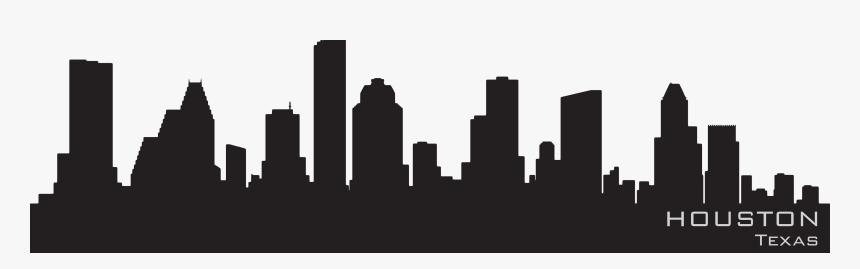 Houston, Skyline, Silhouette, City, Metropolis Png - Houston Skyline Silhouette Vector, Transparent Png, Free Download