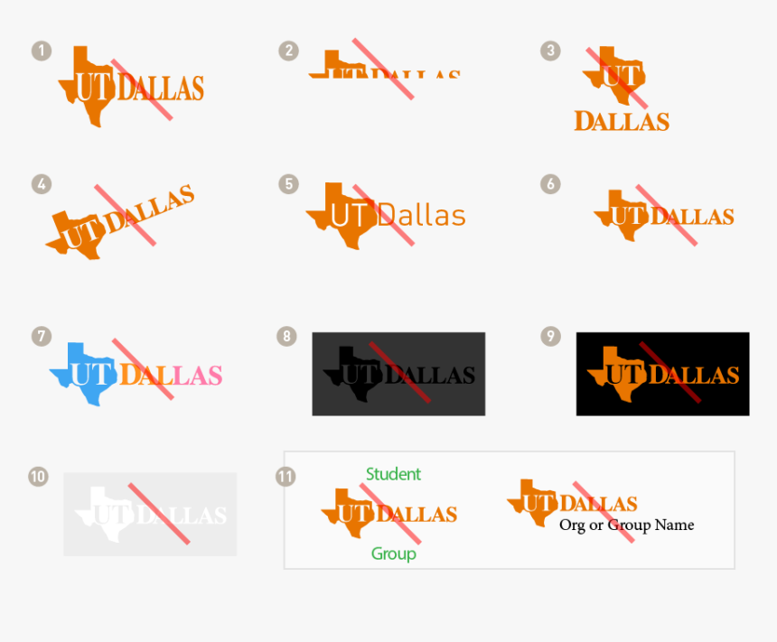 Common Misuse Of Ut Dallas Logo - University Of Texas At Dallas, HD Png Download, Free Download