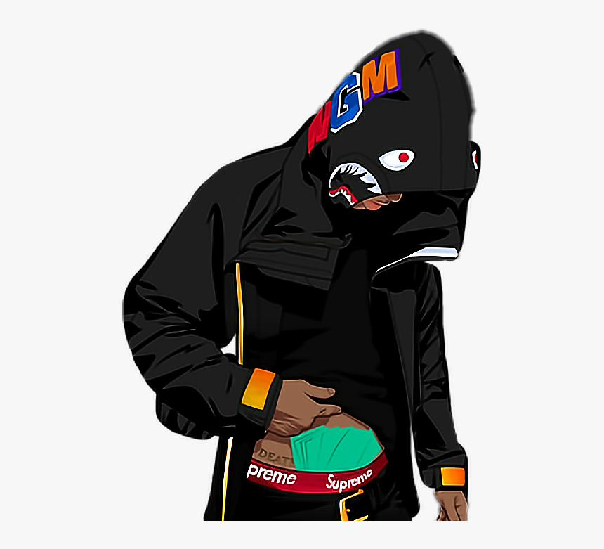 Bape Supreme Hype Hypebeast Aye Cash Sticker - Hypebeast Png, Transparent Png, Free Download
