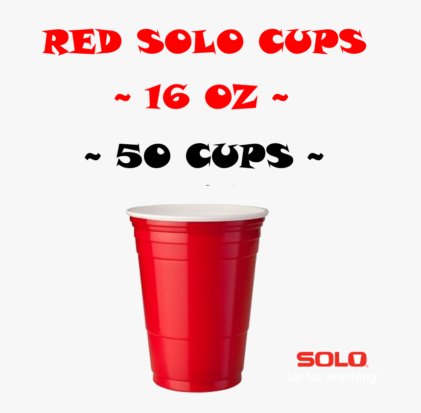 Beer Pong Cups 16oz 50 Stk, HD Png Download, Free Download