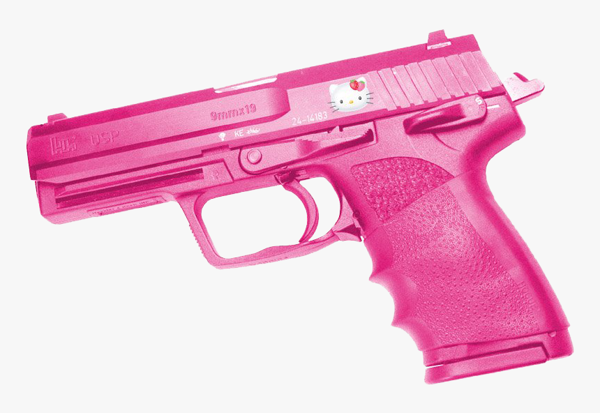 ☯this Shit Is Transparent☯ - Pink Hello Kitty Gun, HD Png Download, Free Download