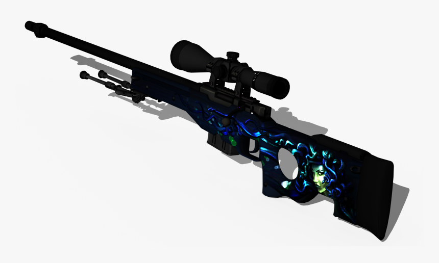 Awp Medusa Handwraps Gloves Cobalt Skull Png Awp Medusa - Авп Медуза Png, Transparent Png, Free Download