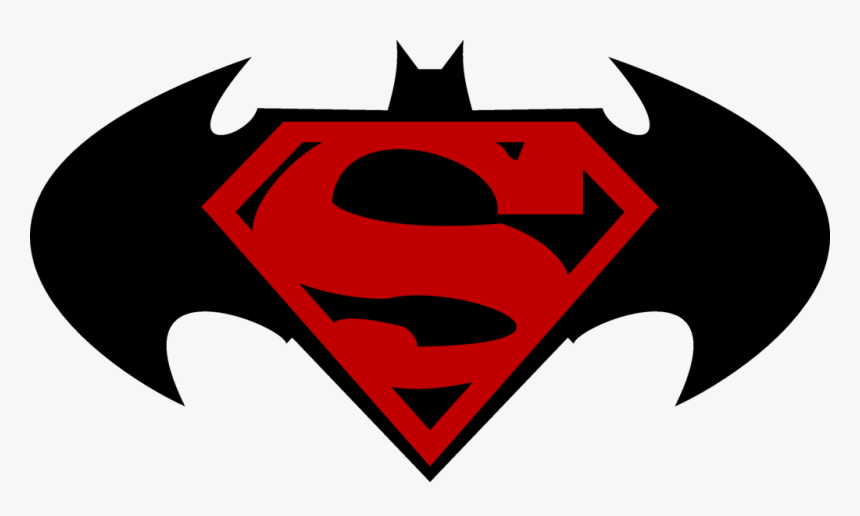 Superman Batman By Jmk Prime - Logo De Superman Vs Batman, HD Png Download  - kindpng