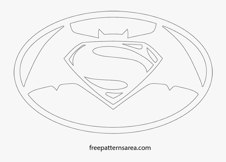 Superman Symbol Logo Vectors Cnc Pinterest Batman - Line Art, HD Png Download, Free Download