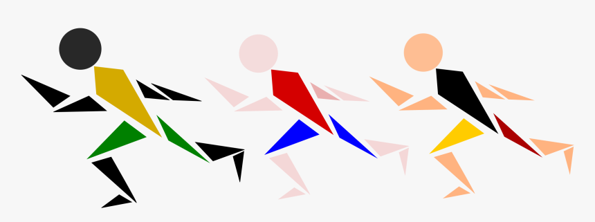 Runner Png Hd Image - Sport Logo With Geometric Shapes, Transparent Png, Free Download