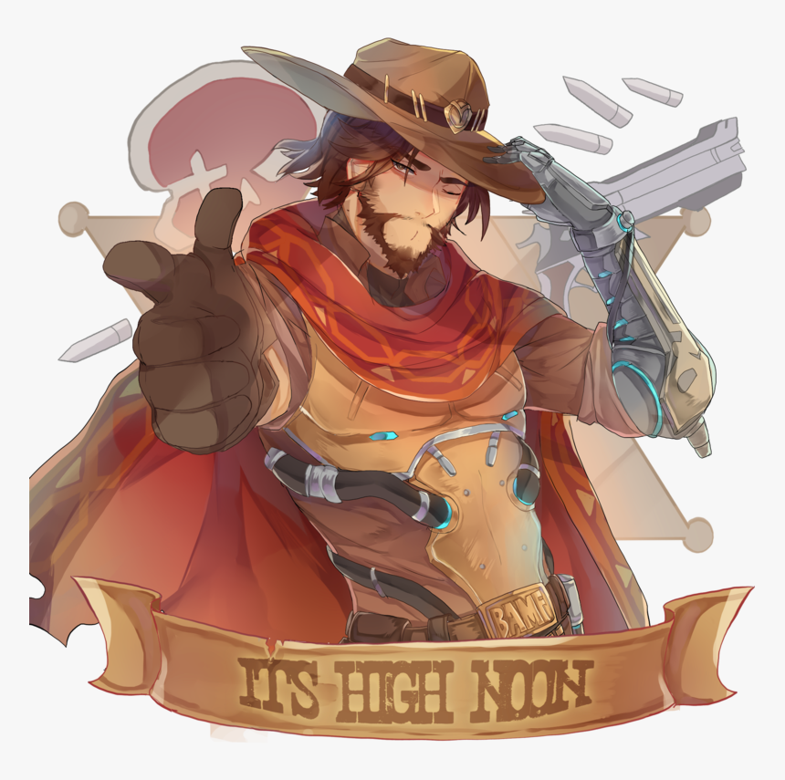 800 X 784 6 - Overwatch Mccree Art, HD Png Download - kindpng.